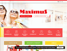 Tablet Screenshot of center-maximus.si